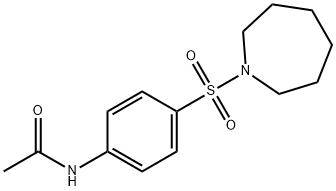 N-[4-(azepan-1-ylsulfonyl)phenyl]acetamide Structural