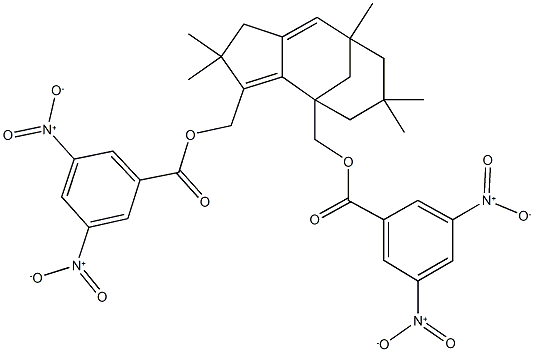 (3-{[(3,5-dinitrobenzoyl)oxy]methyl}-4,4,8,10,10-pentamethyltricyclo[6.3.1.0~2,6~]dodeca-2,6-dien-1-yl)methyl 3,5-dinitrobenzoate