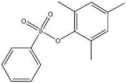 mesityl benzenesulfonate Structural
