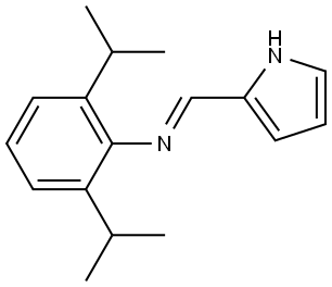 N-(2,6-diisopropylphenyl)-N-(1H-pyrrol-2-ylmethylene)amine Structural