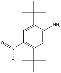 2,5-ditert-butyl-4-nitroaniline Structural