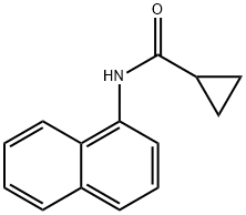 N-(1-naphthyl)cyclopropanecarboxamide Structural