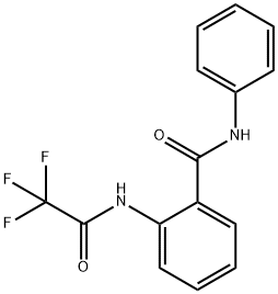 N-phenyl-2-[(trifluoroacetyl)amino]benzamide Structural