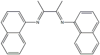 N-[1-methyl-2-(1-naphthylimino)propylidene]naphthalen-1-amine Structural