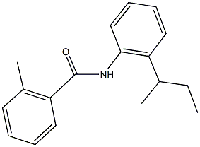 N-(2-sec-butylphenyl)-2-methylbenzamide Structural