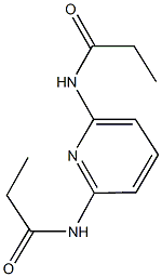 N-[6-(propionylamino)-2-pyridinyl]propanamide Structural