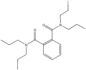 N~1~,N~1~,N~2~,N~2~-tetrapropylphthalamide Structural