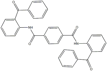 N~1~,N~4~-bis(2-benzoylphenyl)terephthalamide Structural