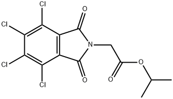 isopropyl (4,5,6,7-tetrachloro-1,3-dioxo-1,3-dihydro-2H-isoindol-2-yl)acetate Structural