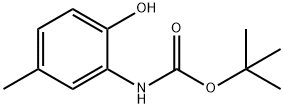 tert-butyl 2-hydroxy-5-methylphenylcarbamate Structural