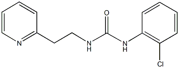 N-(2-chlorophenyl)-N'-[2-(2-pyridinyl)ethyl]urea Structural