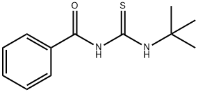 N-benzoyl-N'-tert-butylthiourea Structural