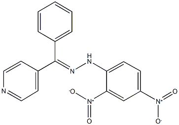 phenyl(4-pyridinyl)methanone {2,4-bisnitrophenyl}hydrazone Structural