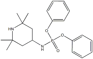 diphenyl 2,2,6,6-tetramethyl-4-piperidinylamidophosphate Structural
