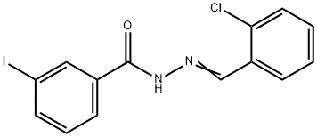 N'-(2-chlorobenzylidene)-3-iodobenzohydrazide Structural