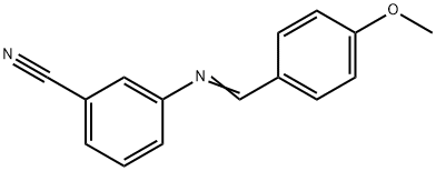 3-[(4-methoxybenzylidene)amino]benzonitrile