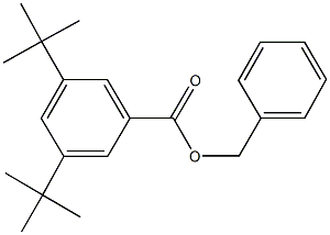benzyl 3,5-ditert-butylbenzoate Structural