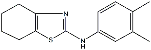 N-(3,4-dimethylphenyl)-4,5,6,7-tetrahydro-1,3-benzothiazol-2-amine Structural