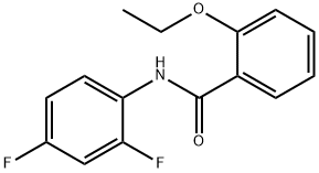 N-(2,4-difluorophenyl)-2-ethoxybenzamide Structural