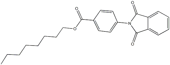 octyl 4-(1,3-dioxo-1,3-dihydro-2H-isoindol-2-yl)benzoate Structural