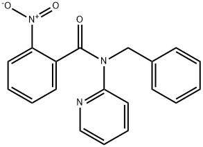 N-benzyl-2-nitro-N-(2-pyridinyl)benzamide Structural
