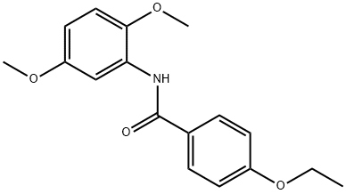 N-(2,5-dimethoxyphenyl)-4-ethoxybenzamide Structural