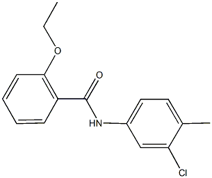 N-(3-chloro-4-methylphenyl)-2-ethoxybenzamide Structural