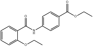 ethyl 4-[(2-ethoxybenzoyl)amino]benzoate Structural