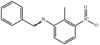 N-benzylidene-2-methyl-3-nitroaniline Structural