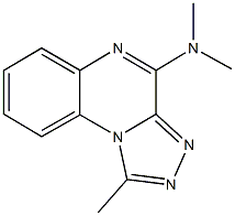 N,N-dimethyl-N-(1-methyl[1,2,4]triazolo[4,3-a]quinoxalin-4-yl)amine Structural