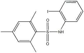 N-(2-iodophenyl)-2,4,6-trimethylbenzenesulfonamide Structural