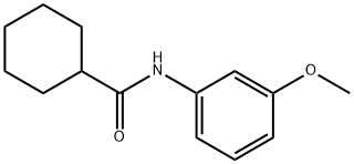 N-(3-methoxyphenyl)cyclohexanecarboxamide Structural
