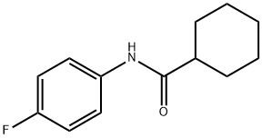 N-(4-fluorophenyl)cyclohexanecarboxamide Structural