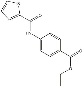ethyl 4-[(2-thienylcarbonyl)amino]benzoate Structural