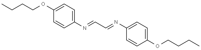 N-(4-butoxyphenyl)-N-{2-[(4-butoxyphenyl)imino]ethylidene}amine Structural