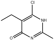 6-chloro-5-ethyl-2-methylpyrimidin-4-ol Structural