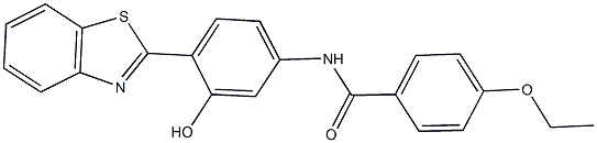 N-[4-(1,3-benzothiazol-2-yl)-3-hydroxyphenyl]-4-ethoxybenzamide Structural