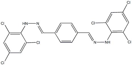 terephthalaldehyde bis[(2,4,6-trichlorophenyl)hydrazone] Structural