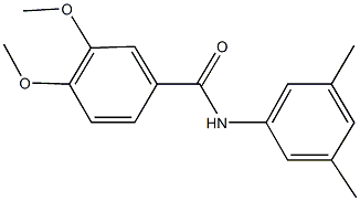 N-(3,5-dimethylphenyl)-3,4-dimethoxybenzamide Structural