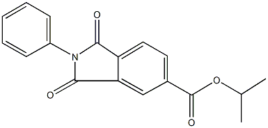 isopropyl 1,3-dioxo-2-phenyl-5-isoindolinecarboxylate Structural