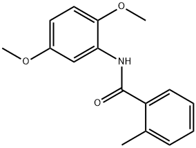 N-(2,5-dimethoxyphenyl)-2-methylbenzamide Structural