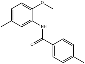 N-(2-methoxy-5-methylphenyl)-4-methylbenzamide Structural