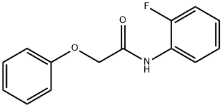 N-(2-fluorophenyl)-2-phenoxyacetamide Structural