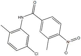 N-(5-chloro-2-methylphenyl)-4-nitro-3-methylbenzamide Structural
