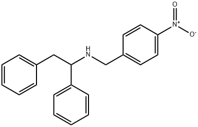 N-(4-nitrobenzyl)-1,2-diphenylethanamine Structural