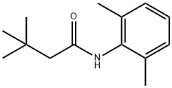 N-(2,6-dimethylphenyl)-3,3-dimethylbutanamide Structural