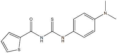 N-[4-(dimethylamino)phenyl]-N'-(thien-2-ylcarbonyl)thiourea Structural