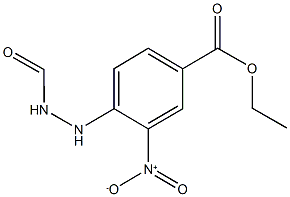 ethyl 4-(2-formylhydrazino)-3-nitrobenzoate Structural