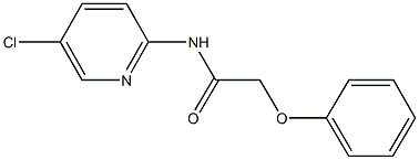 N-(5-chloro-2-pyridinyl)-2-phenoxyacetamide Structural