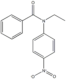 N-ethyl-N-{4-nitrophenyl}benzamide Structural